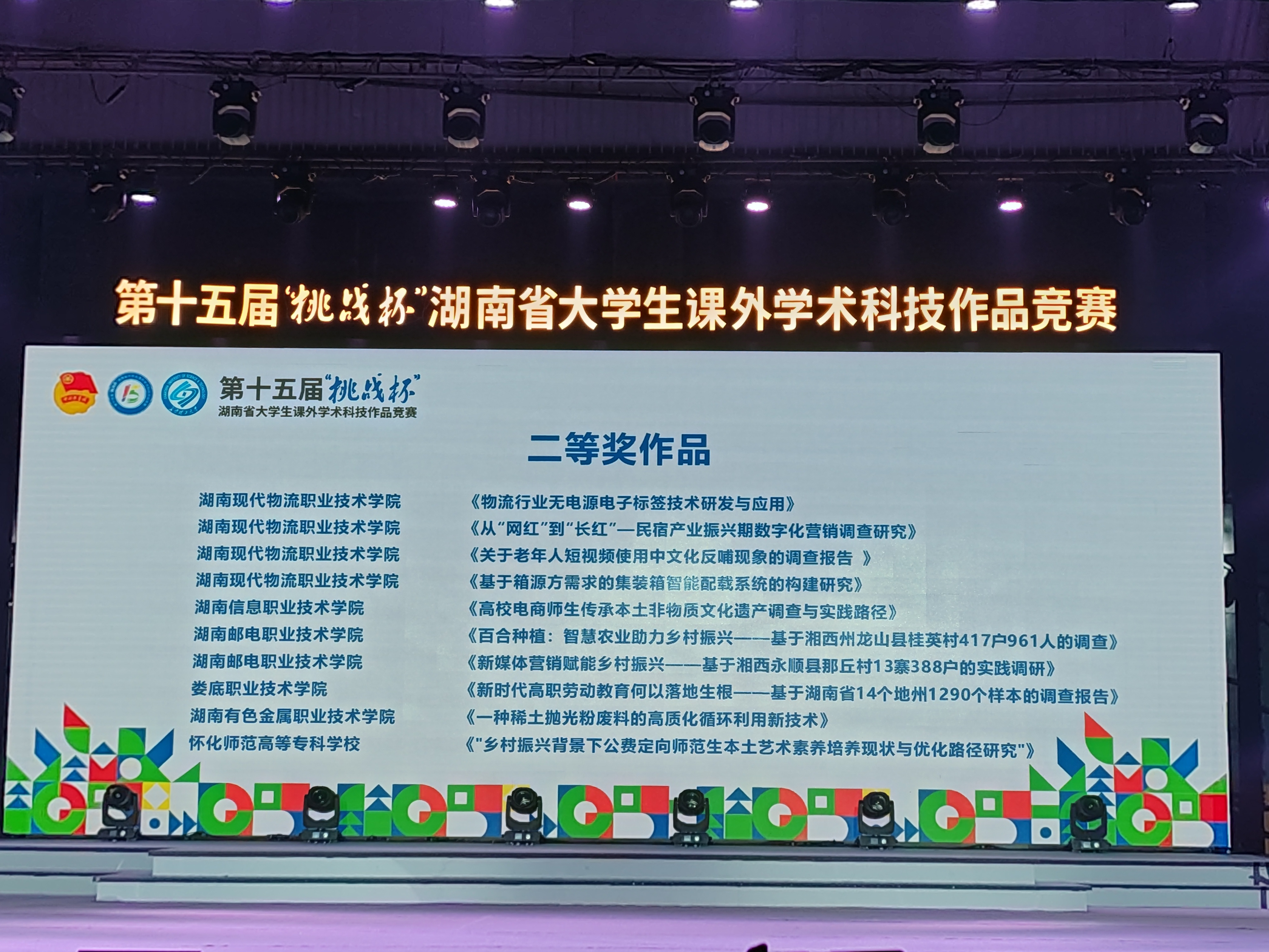 喜报！我校在第十五届湖南省大学生课外科技作品竞赛中再获佳绩！-团委